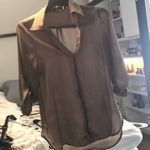Tan blouse